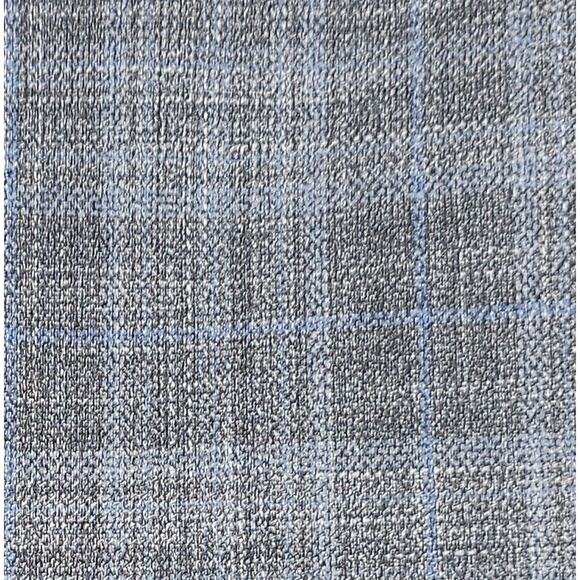 Tommy Hilfiger Men's Modern-Fit Flex Stretch Sport Coat Grey Blue Plaid 40S NWT - Picture 7 of 7